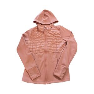 Women's Pink Quilted Puffer Jacket